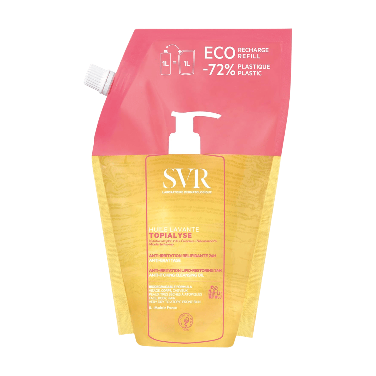 SVR Topialyse Huile Nettoyante Recharge 1 L
