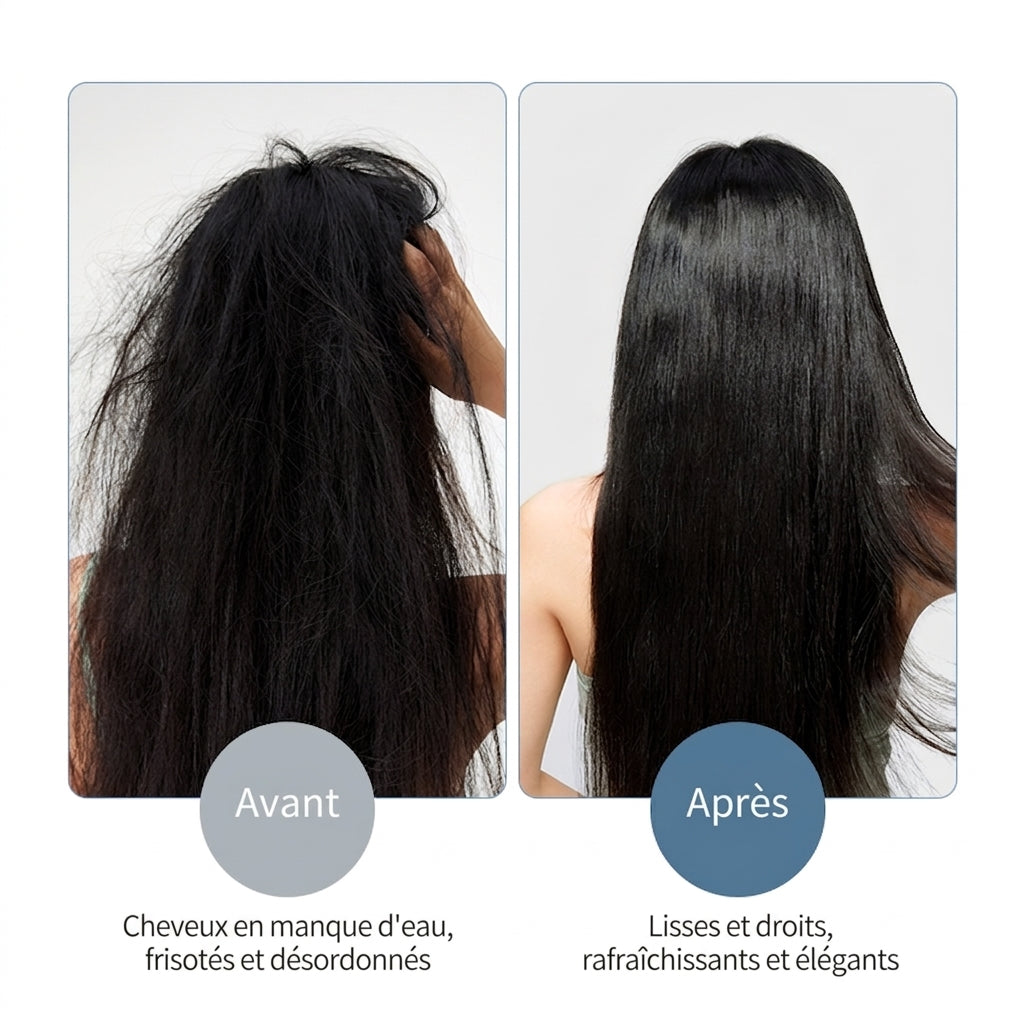 K·SKIN KD880 Peigne/Lisseur à Vapeur, Chauffage Uniforme PTC + Conception de Soin Capillaire Hydratant par Pulvérisation, Coiffage Rapide, Fixe l'Hydratation et Anti-Frisottis