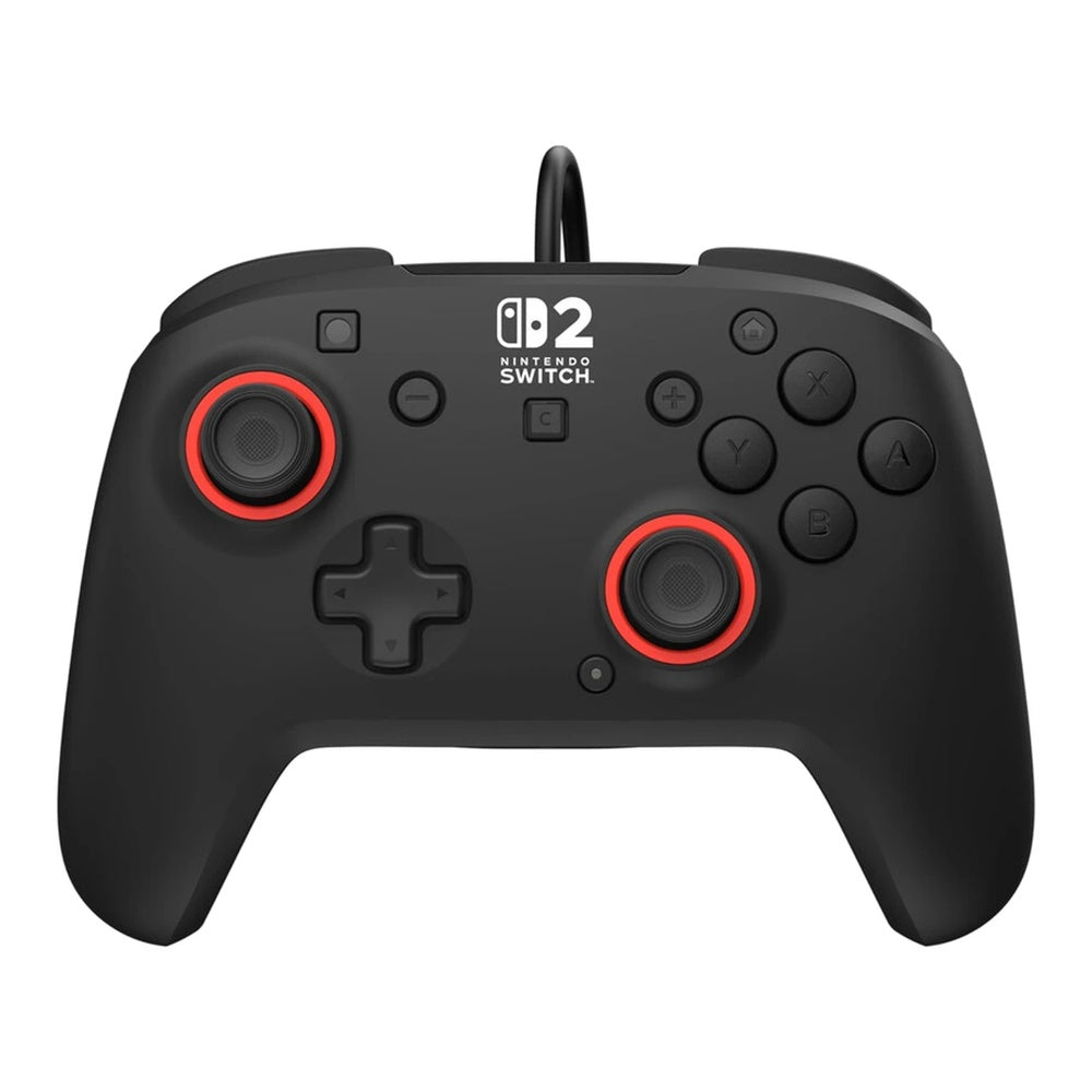 TURTLE BEACH Rematch Gamepad Filaire Manette (USB) - Joysticks à Effet Hall, Bouton C pour GameChat, 2 Boutons d'Action Rapide Assignables - Nintendo Switch 2, Nintendo Switch & Switch OLED - Noir