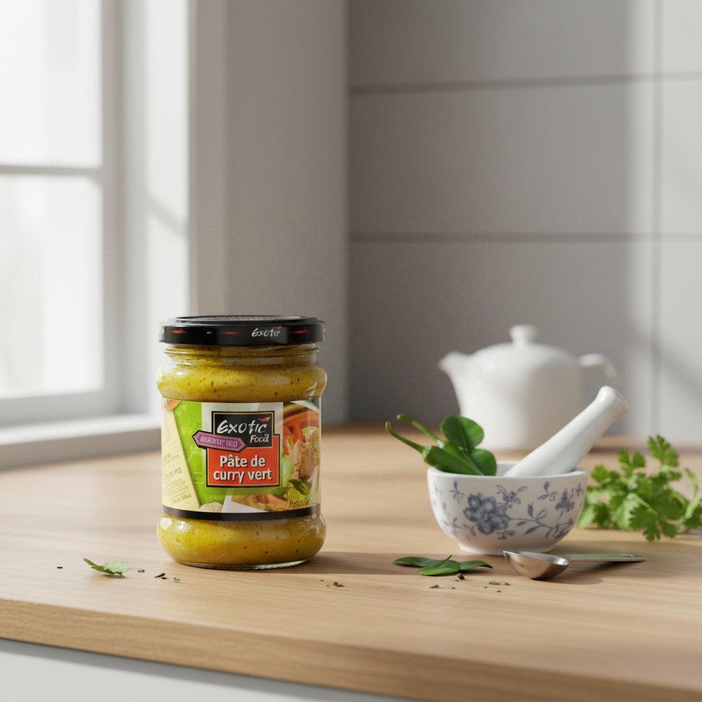 Exotic Food Pâte de curry vert 220 g