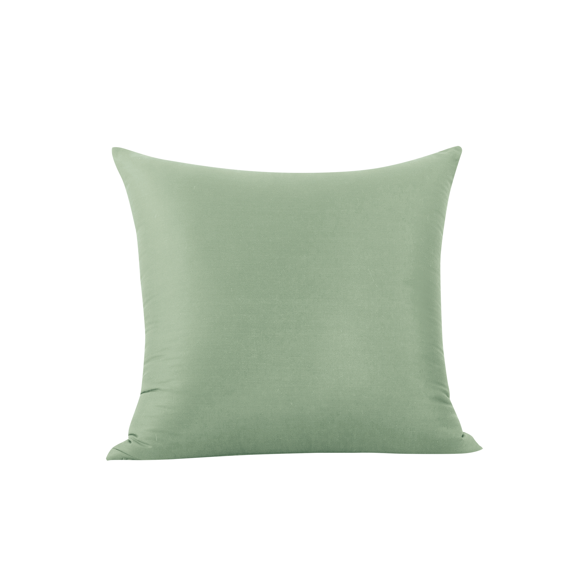 Lot de 2 taies d'oreiller en bambou vert, 65 x 65 cm x 2