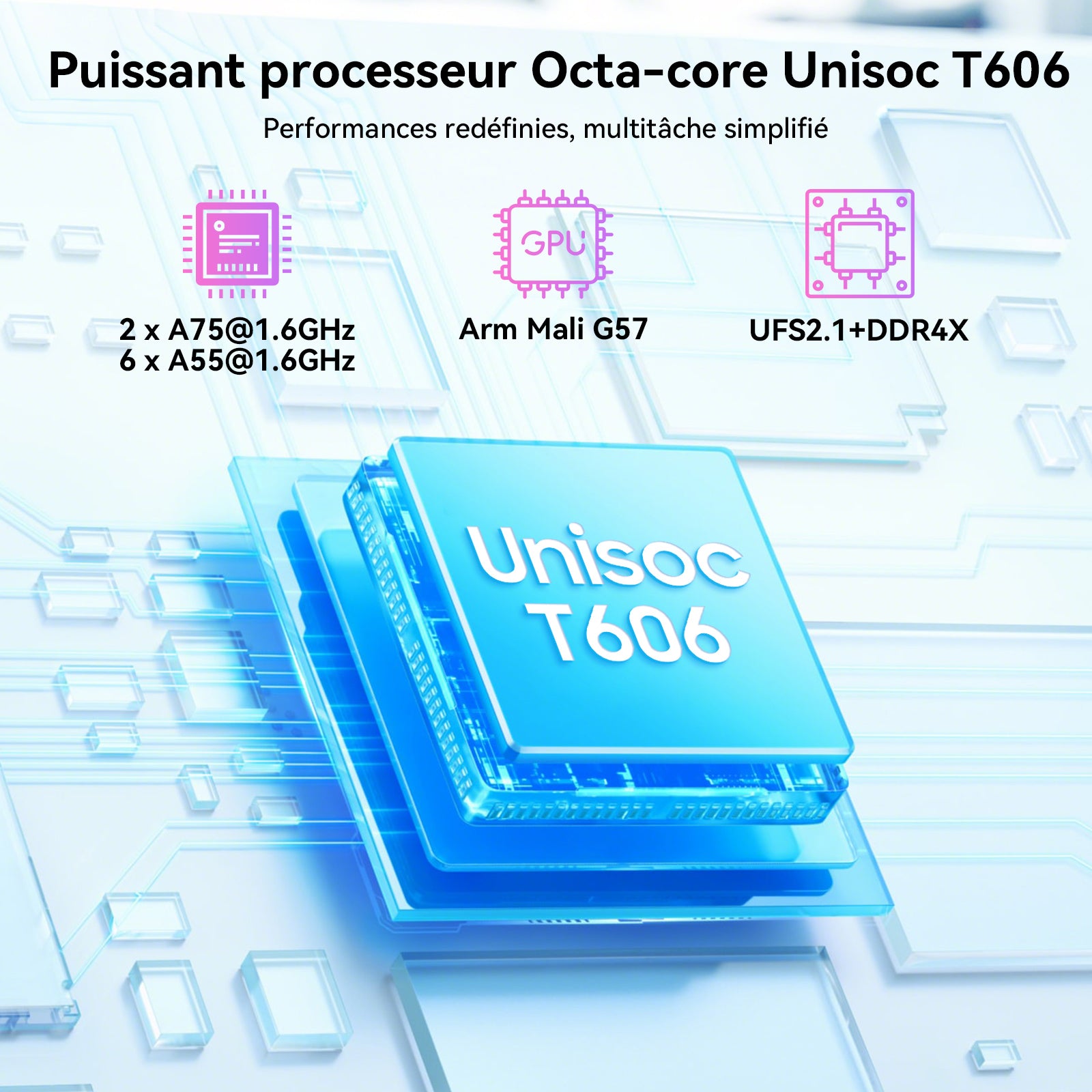 Tablette TABWEE T20 10,1 pouces, 24 Go (8 + 16) de RAM + 256 Go de ROM/2 To TF, Gemini AI, processeur T606 octa-core + appareil photo 8 Mpx, batterie 5 000 mAh, Widevine L1, tablette 2-en-1 avec clavier/souris/stylet