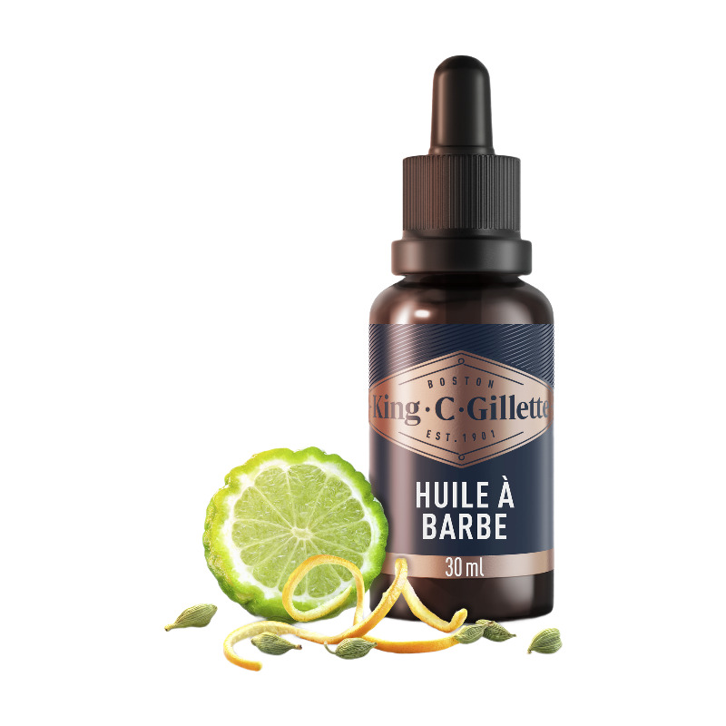 King C. Gillette - Huile de barbe - 30 ml