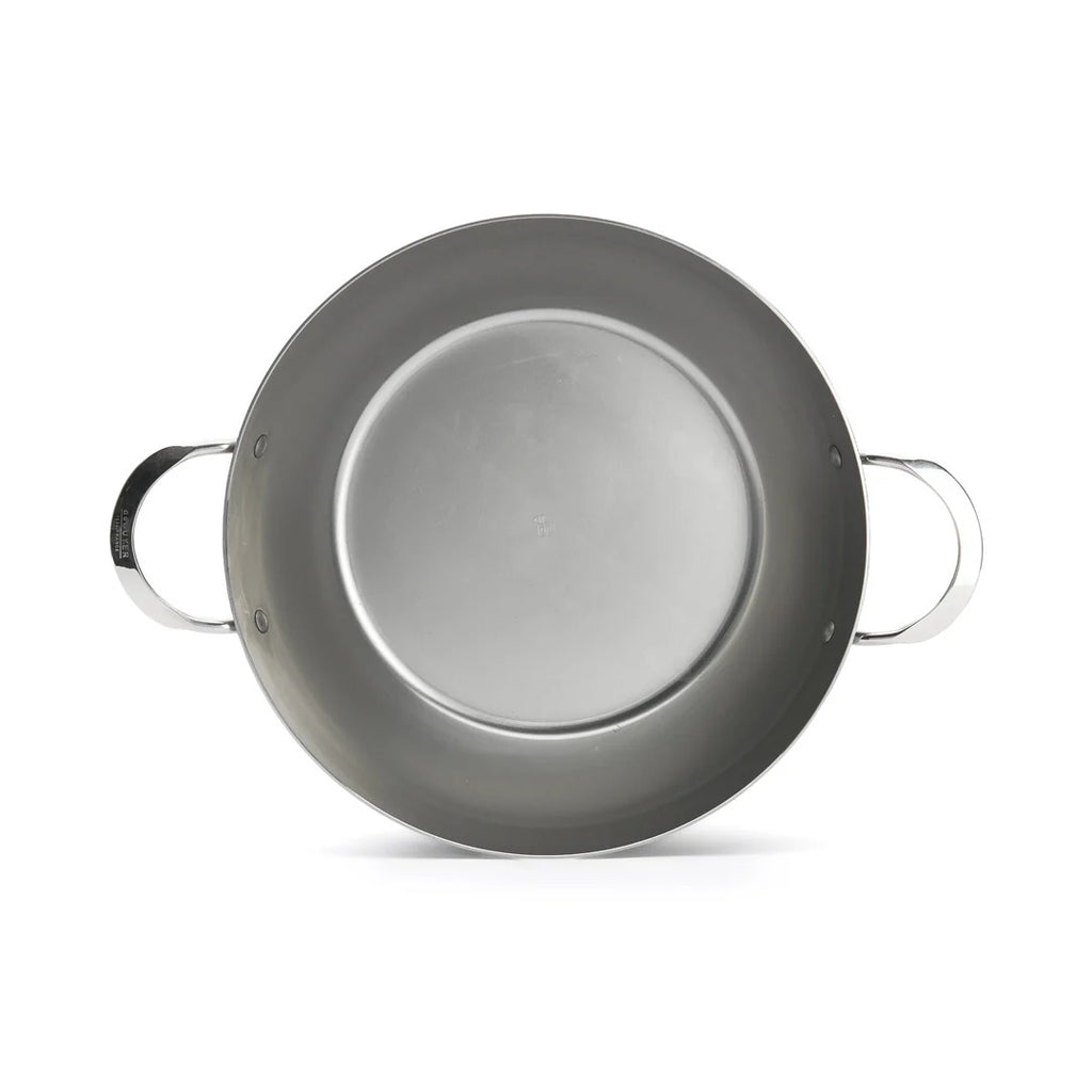 de Buyer Sauteuse paysanne en acier Mineral B Element à deux anses - 28 cm