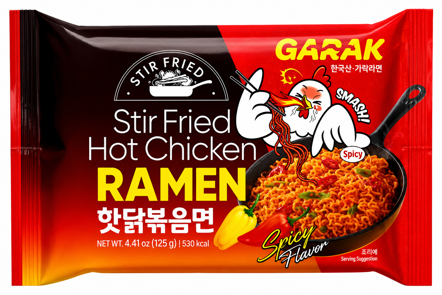 Delief GARAK Ramen saveur poulet épicé sauté - 130 g