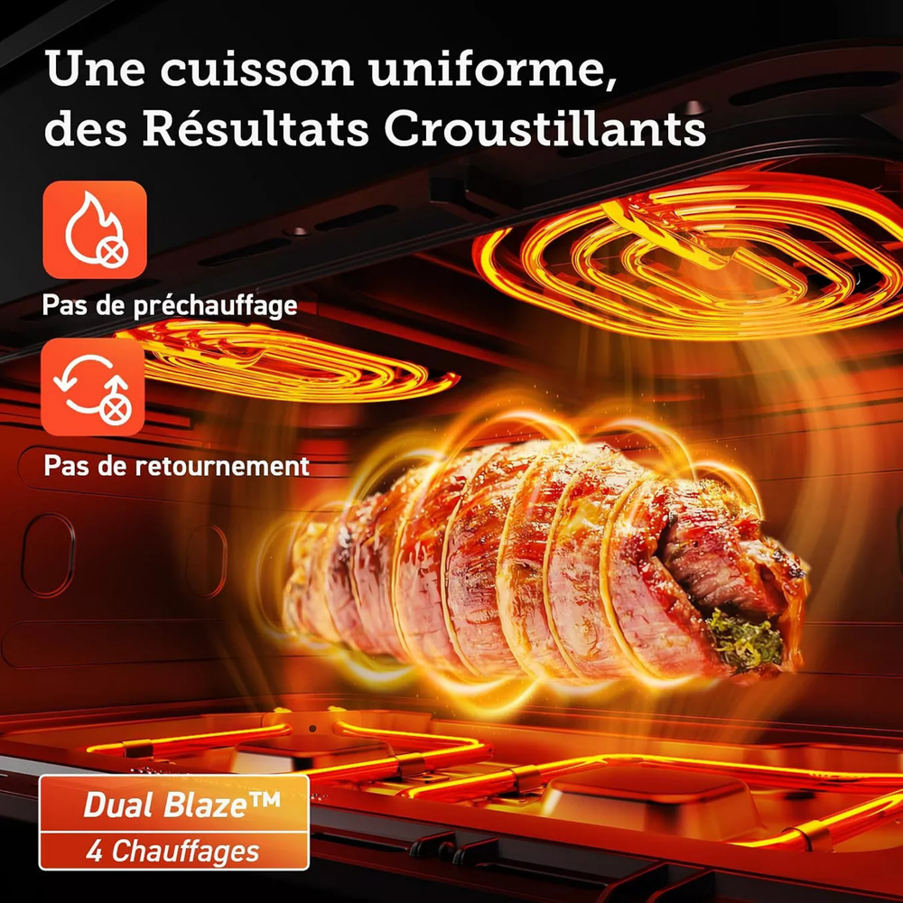 COSORI TF101S Dual Blaze Twinfry™ Friteuse à air chaud - 10 L