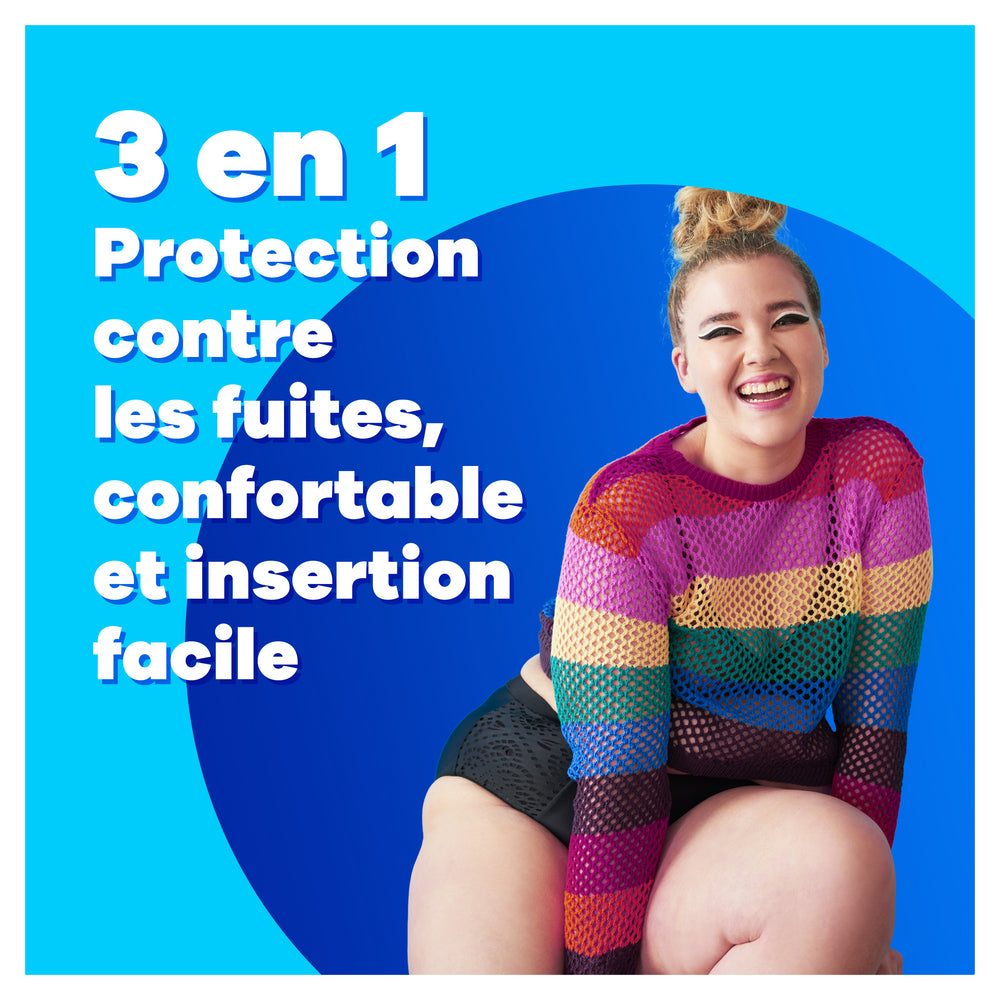 Tampax Pearl Compak Super Tampons Avec Applicateur x20, Protection Contre Les Fuites, Confort Et Insertion Facile