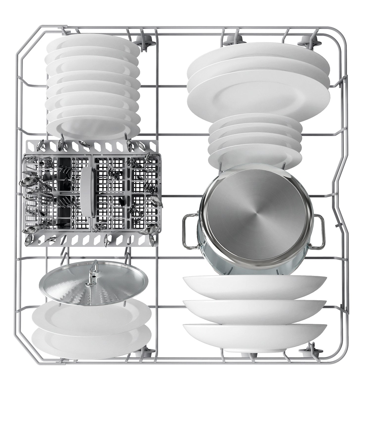 Hotpoint H3BFD536W - Lave-vaisselle intégrable 60cm, 14 couverts, Classe D