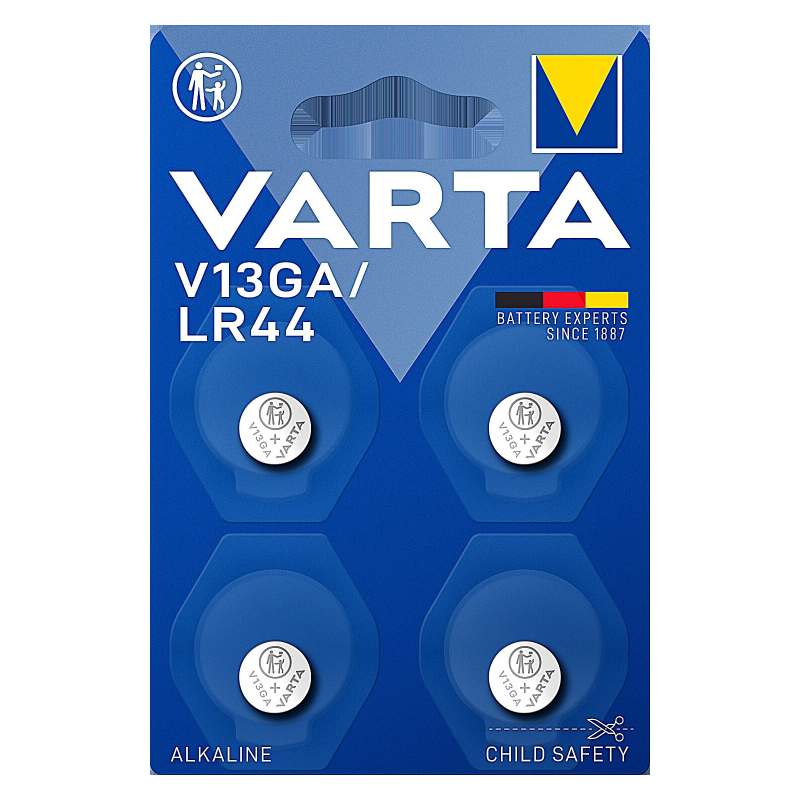 VARTA PILE ALCALINE V13GA/LR44 x 4