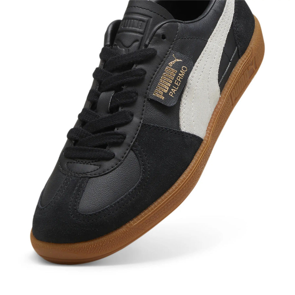 PUMA Palermo Cuir Noir/Blanc 46