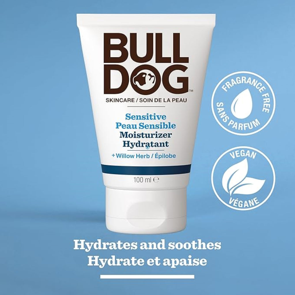 BULLDOG SKINCARE Peau Sensible - Soin Hydratant Visage - 100ml