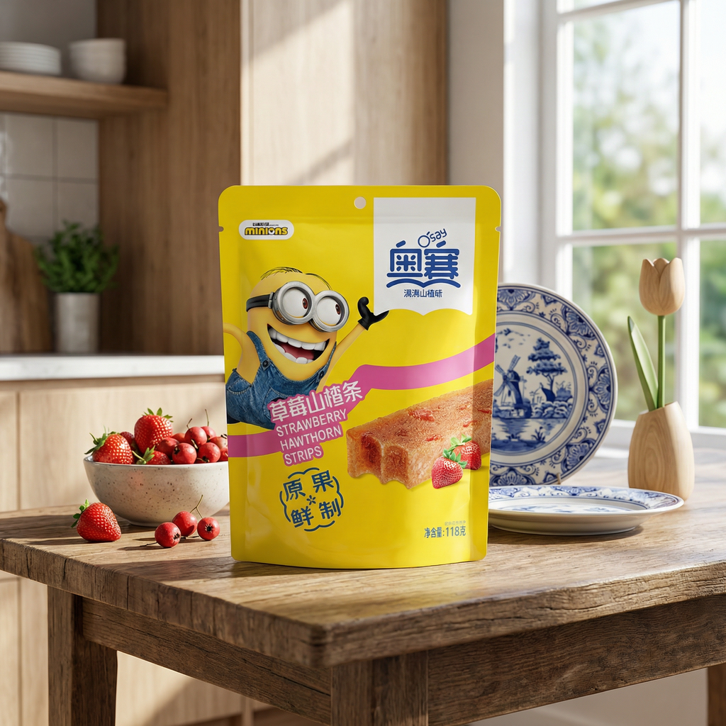 O'Say Bâtonnets fruités saveur fraise et aubépine - 118 g