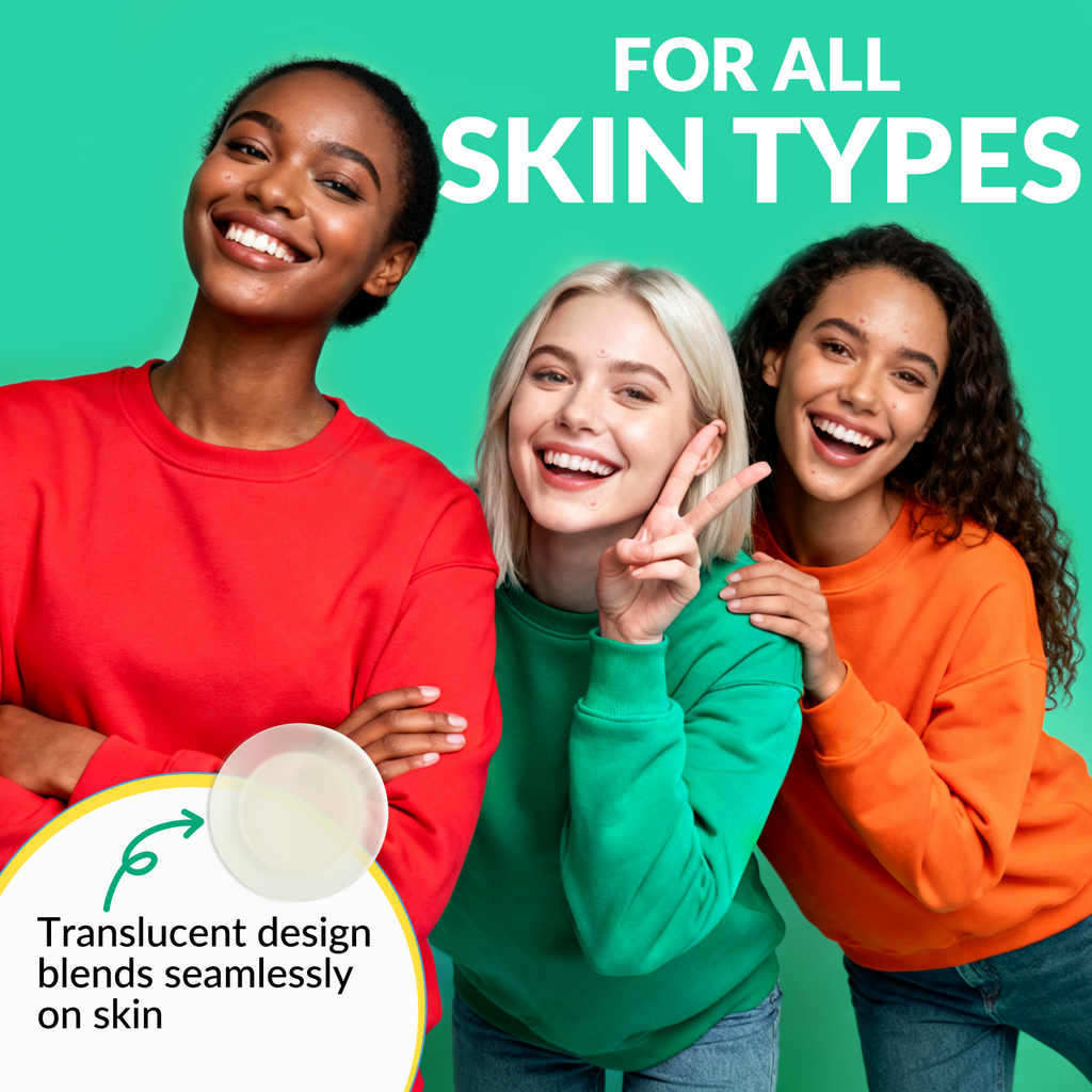 GAONLY Patch anti-acné – Lot de 10 feuilles de 12 patchs