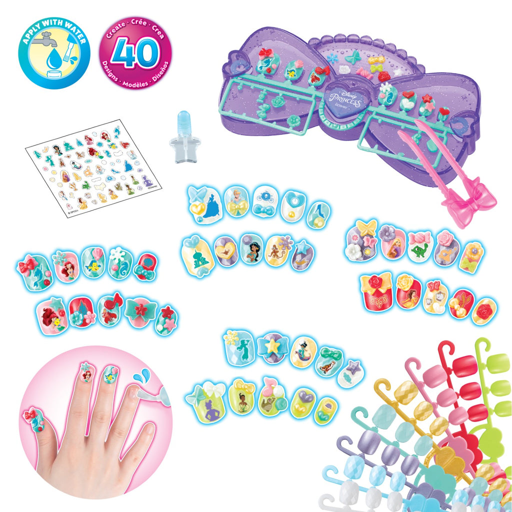 Aquabeads Nail Studio Le coffret de manucure Princesses Disney