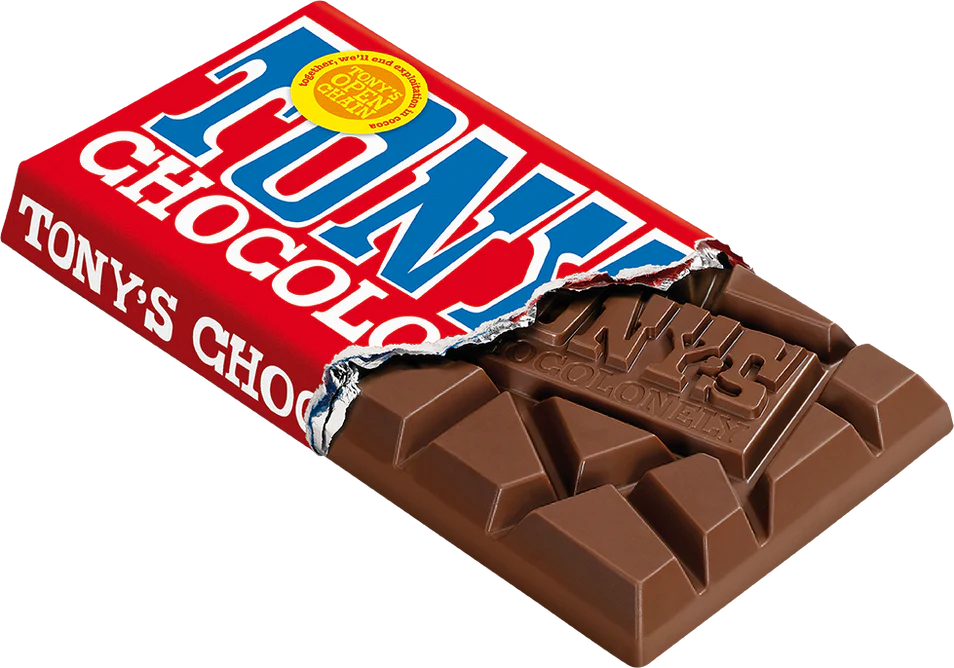 TONY'S CHOCOLONELY Chocolat au lait - 180 g