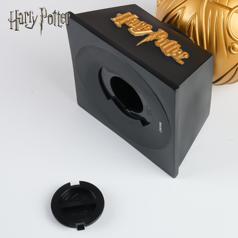 Warner Bros. Tirelire Harry Potter Vif d’or 1 pièce, sous licence officielle, Figurine 3D en PVC étanche incassable, Boîte à monnaie pour pièces, Décoration d’intérieur
