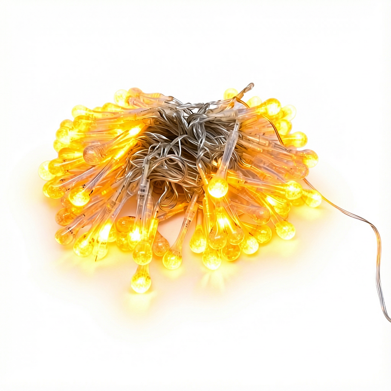 M.TK MOVETECK Guirlande lumineuse féerique de Noël extérieure à piles 8 m 100 LED étanche blanc chaud pour Noël balcon camping chambre fête jardin sans piles