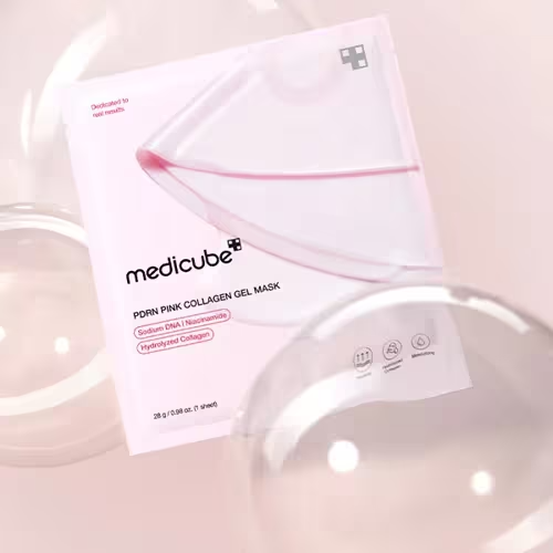 Medicube PDRN Masque Gel Collagène Rose 4 Pièces