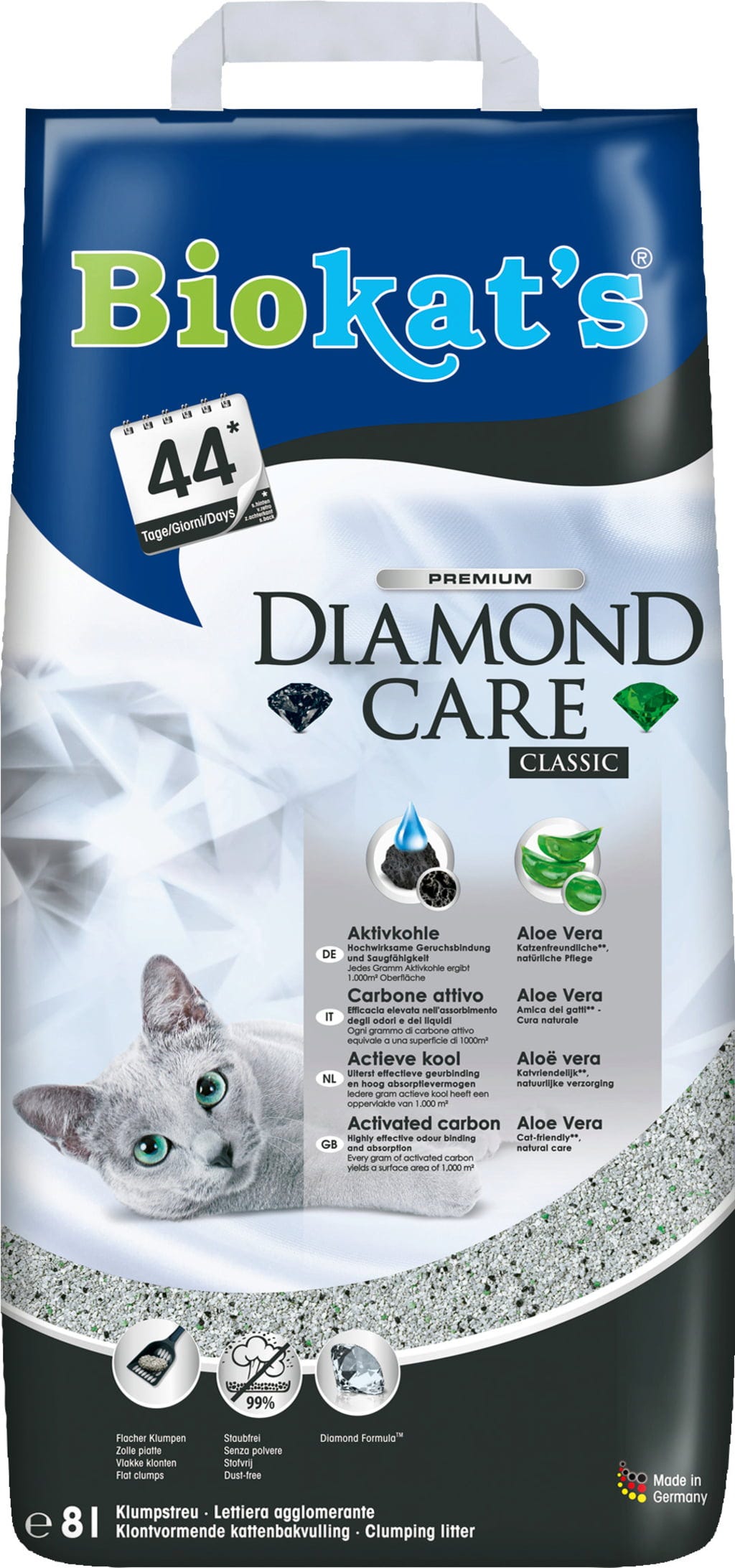Biokat's Diamond Classic Litière 8 L