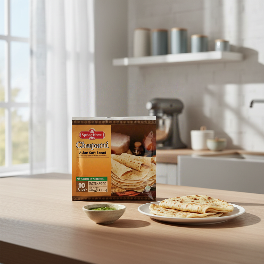 Spring Home Chapatti pain asiatique - 10 pièces/400 g