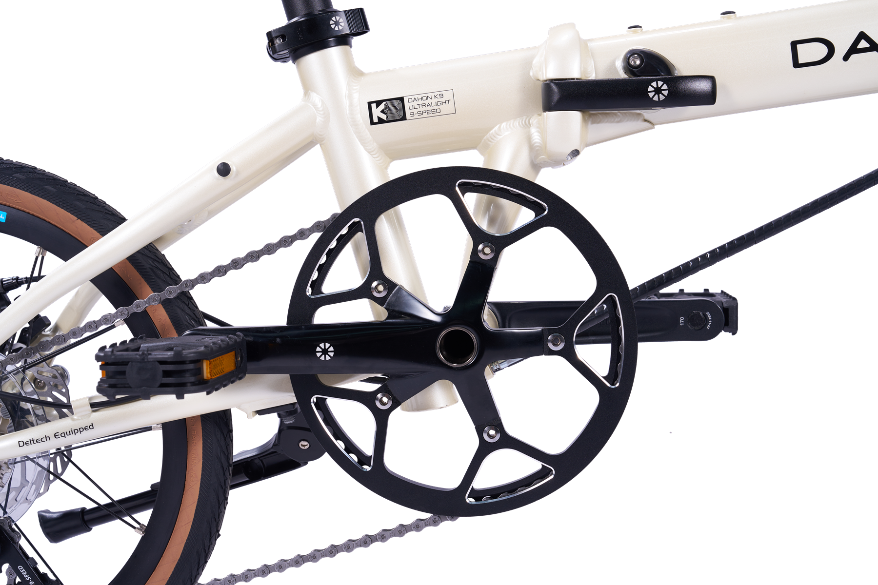DAHON Vélo pliant K9 Crème Pneu 16 pouces (349)