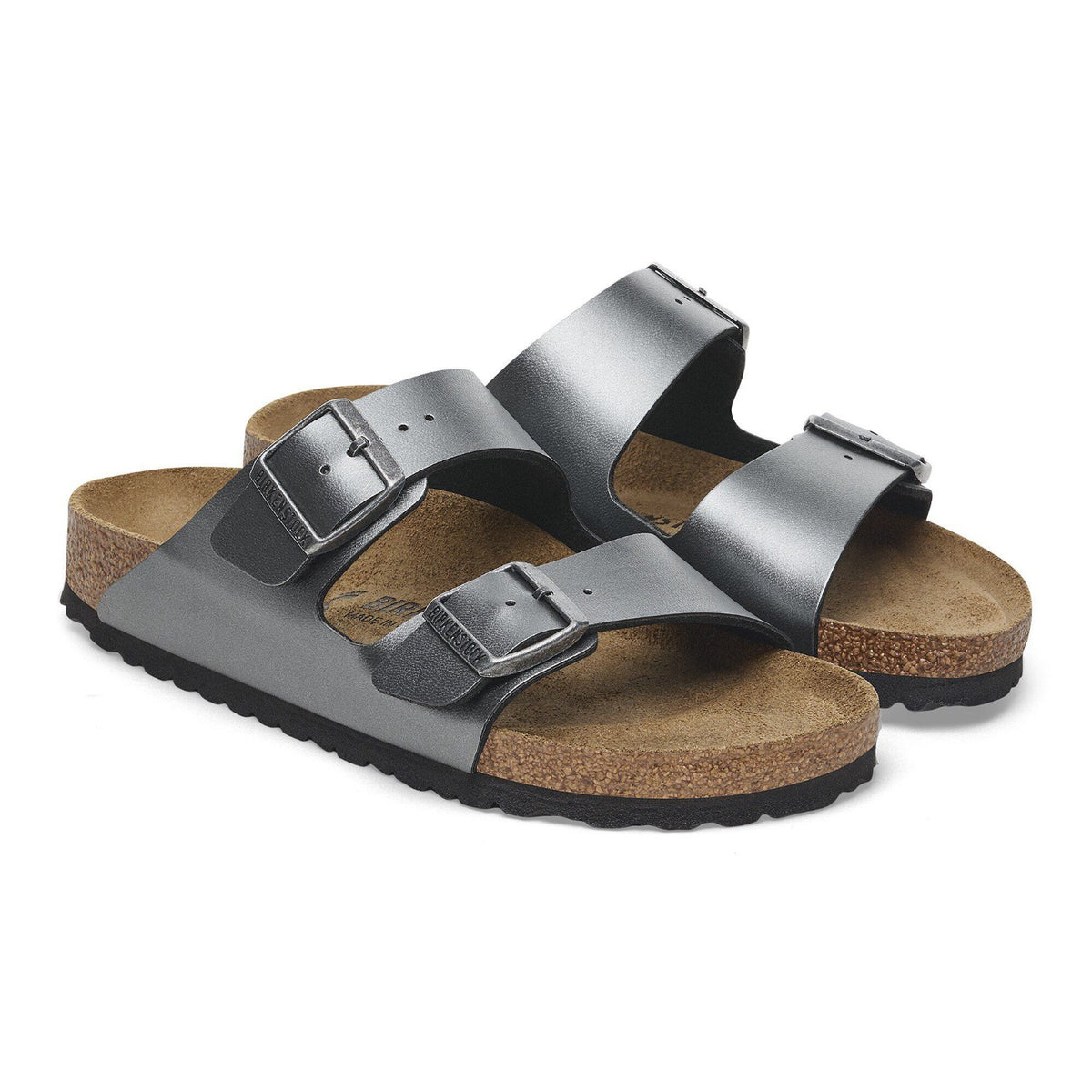 Birkenstock Arizona Birko Flor Femme (Étroit) Noir