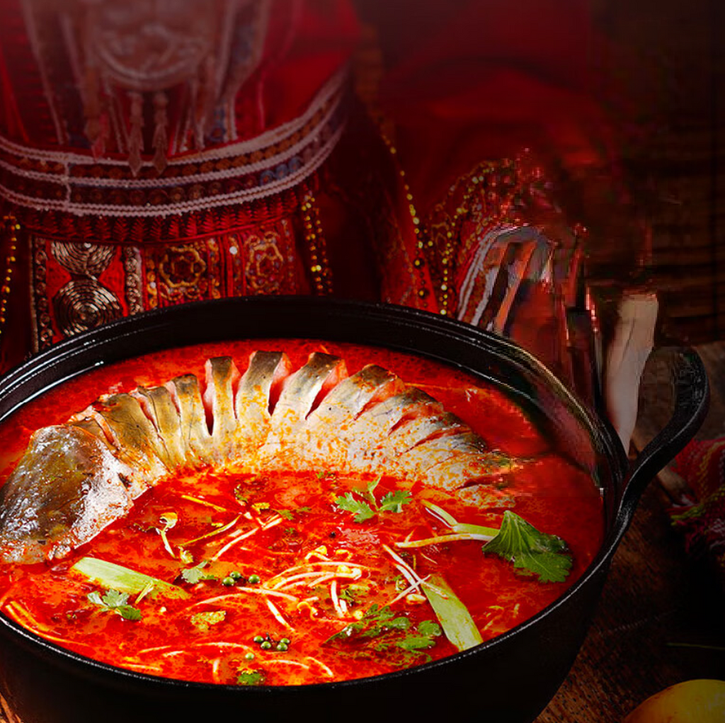 Haidilao Bouillon de Hotpot - Soupe Rouge Acide 240g
