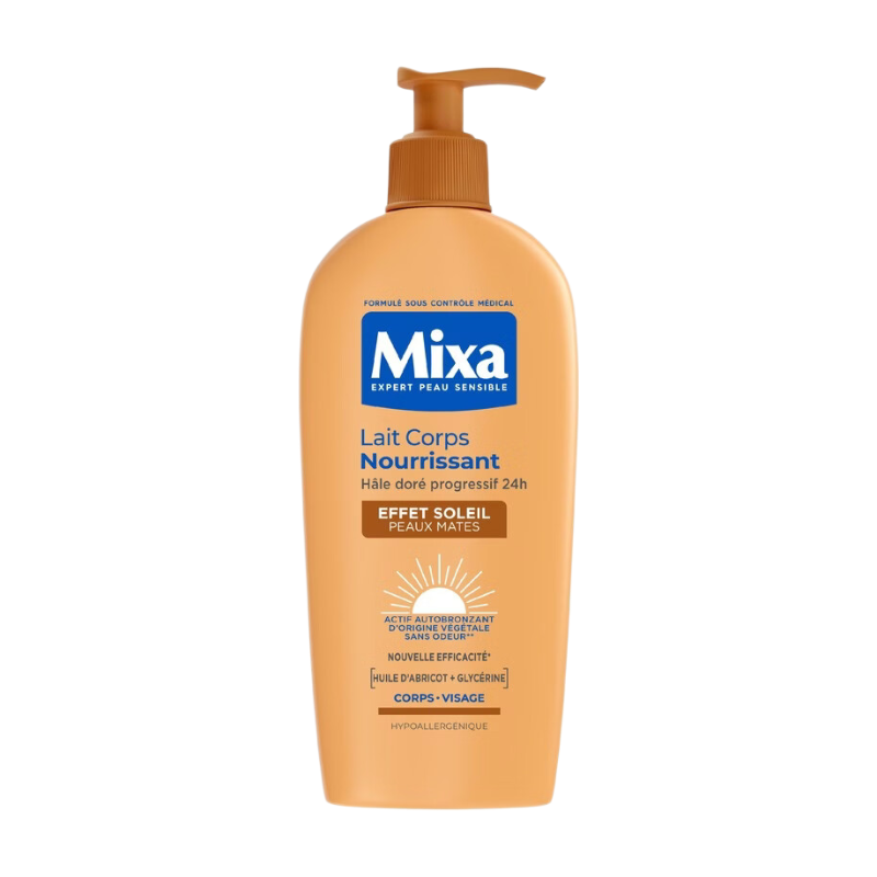 Mixa lait corps effet soleil peaux mates 250ml