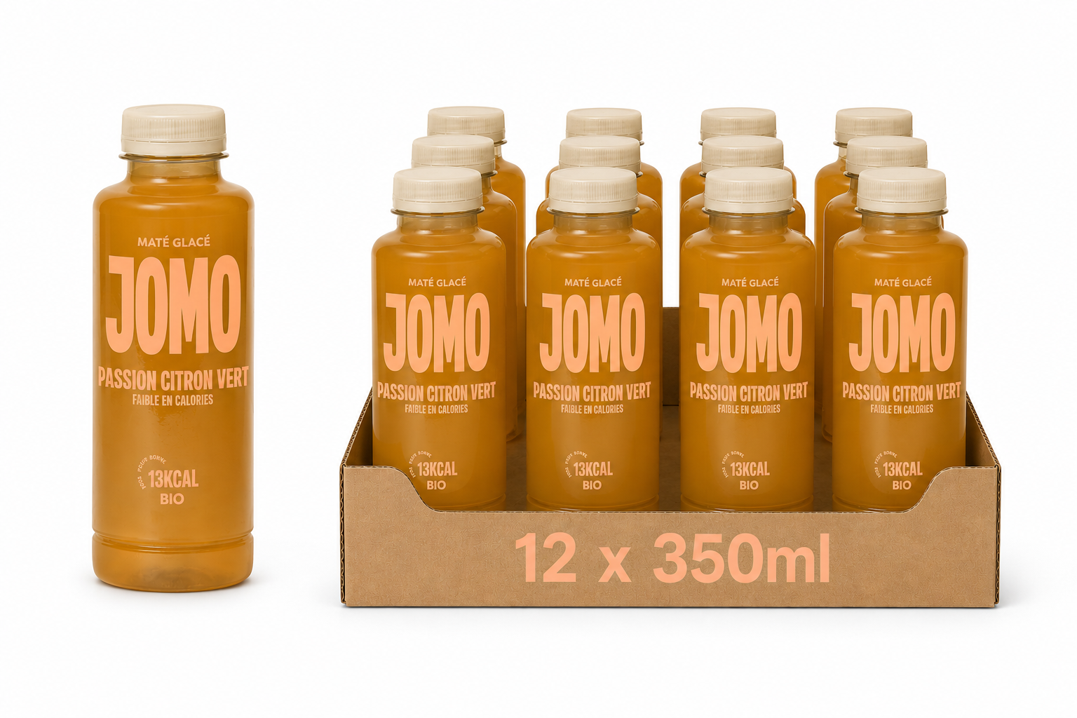 JOMO Maté glacé passion citron vert pack de 12x35cl