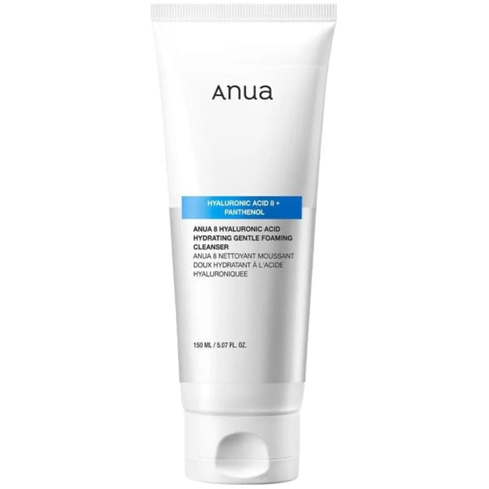Anua 8 Nettoyant Moussant Doux Hydratant Acide Hyaluronique 150 ml