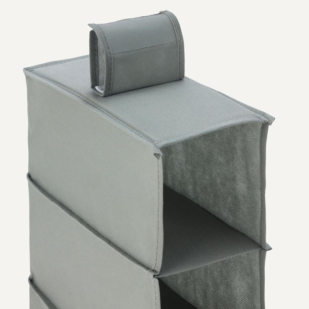 ANQI Étagère de rangement suspendue à 8 niveaux pour chaussures gris foncé - 29,2 x 104,1 x 14,0 cm