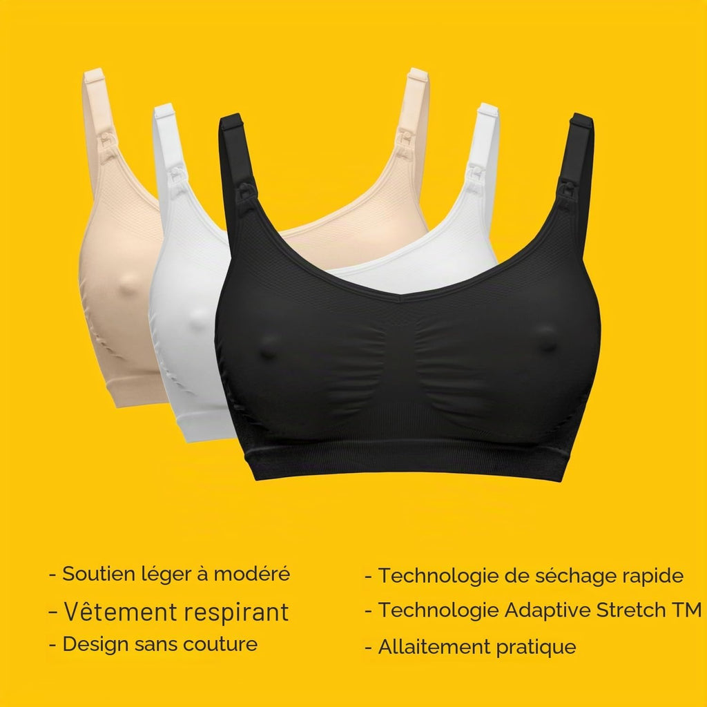 MEDELA Keep Cool - Soutien-gorge d'allaitement, noir, taille M