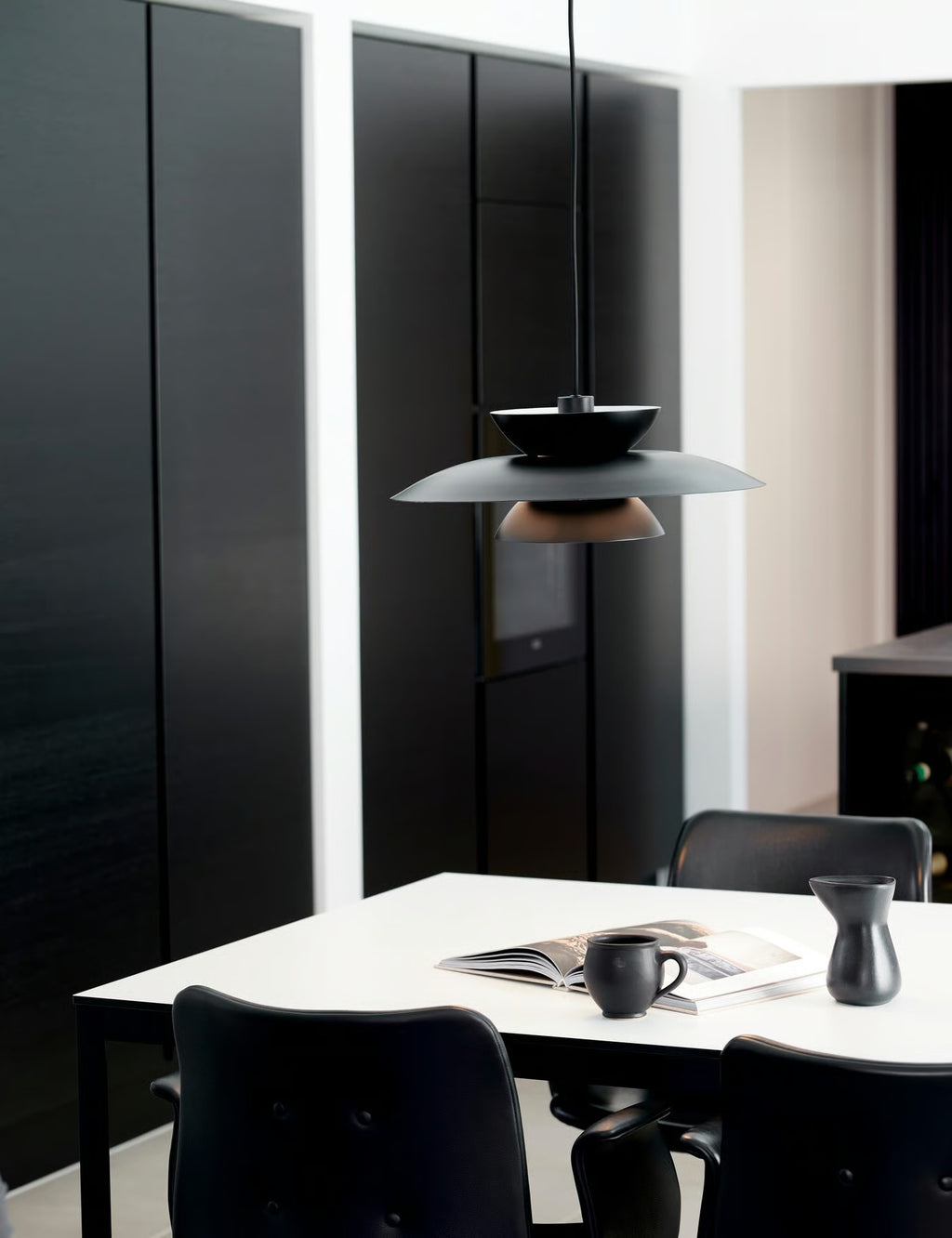 Suspension CARMEN 45 métal noir IP20 E27 - Nordlux, Intérieur