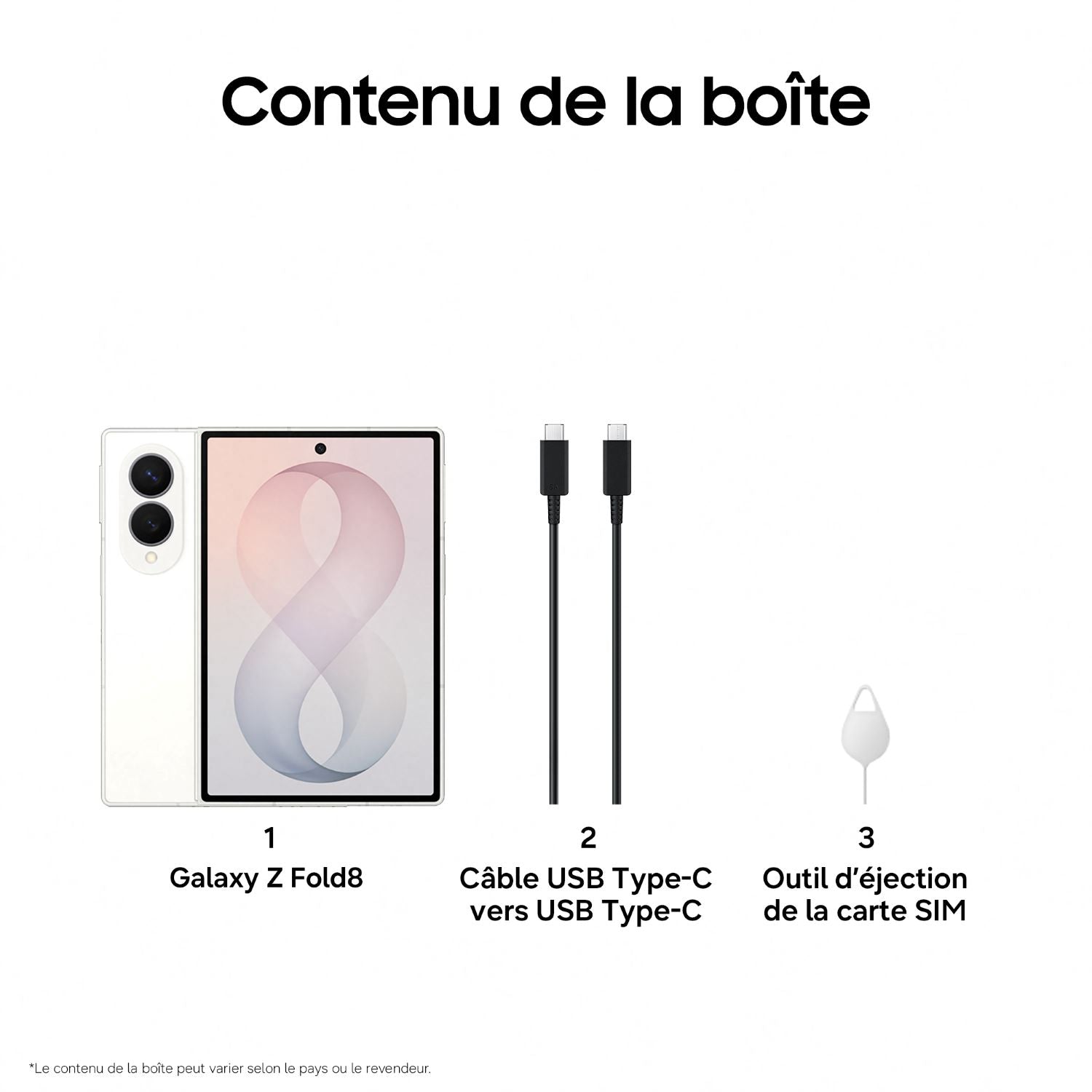 Galaxy Z Fold 8 Crème 512 Go