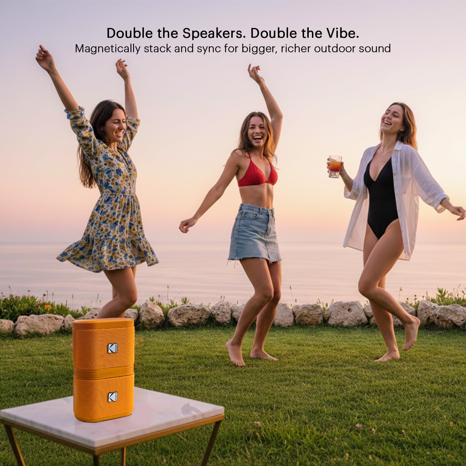 Kodak Enceinte bluetooth Soundbrix orange