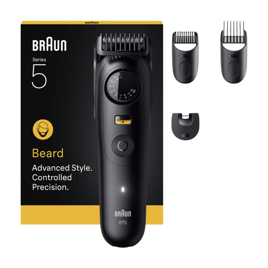 BRAUN BT Styler BT5520 Tondeuse à barbe de précision 4-en-1 - 39 réglages de longueur - Étanche