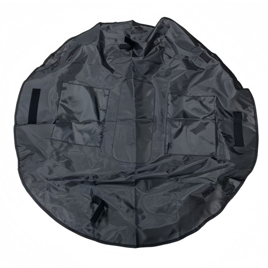 Sac fourre-tout convertible 2 en 1 & tapis de pique-nique, sac de plage pliable imperméable, tapis de sol rond de 100 cm, sac de transport léger et compact pour camping en plein air