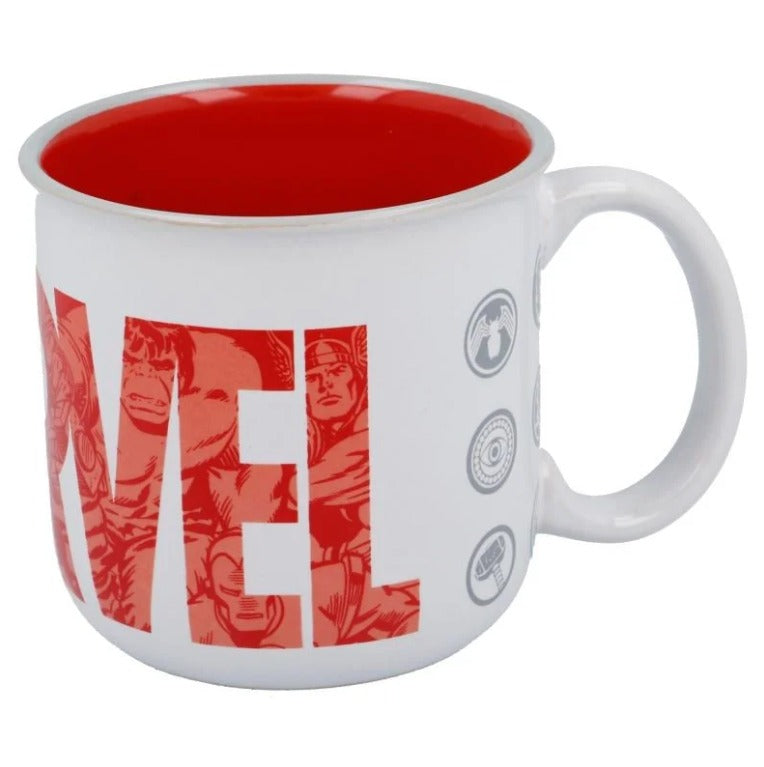 Stor Marvel Mug petit-déjeuner 415 ml - Tasse en céramique blanche