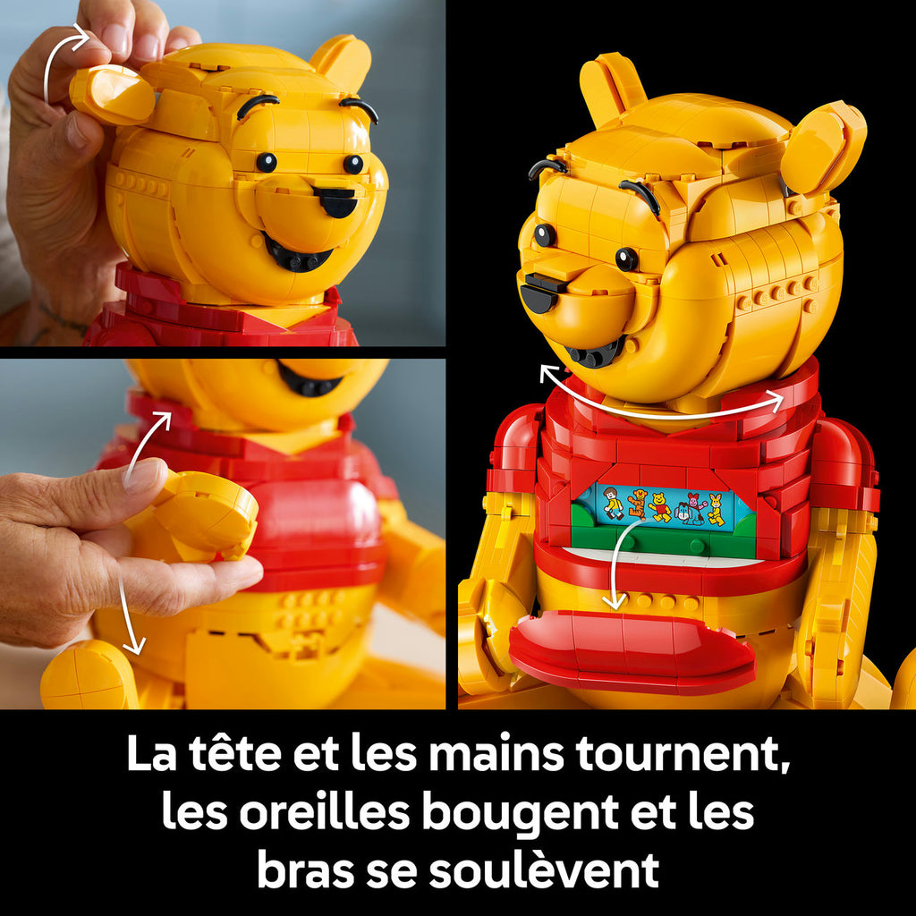 LEGO Disney Winnie l'Ourson Figurine à Construire & Pot de Miel 43300 Set de Présentation pour Adultes (1 399 Pièces)