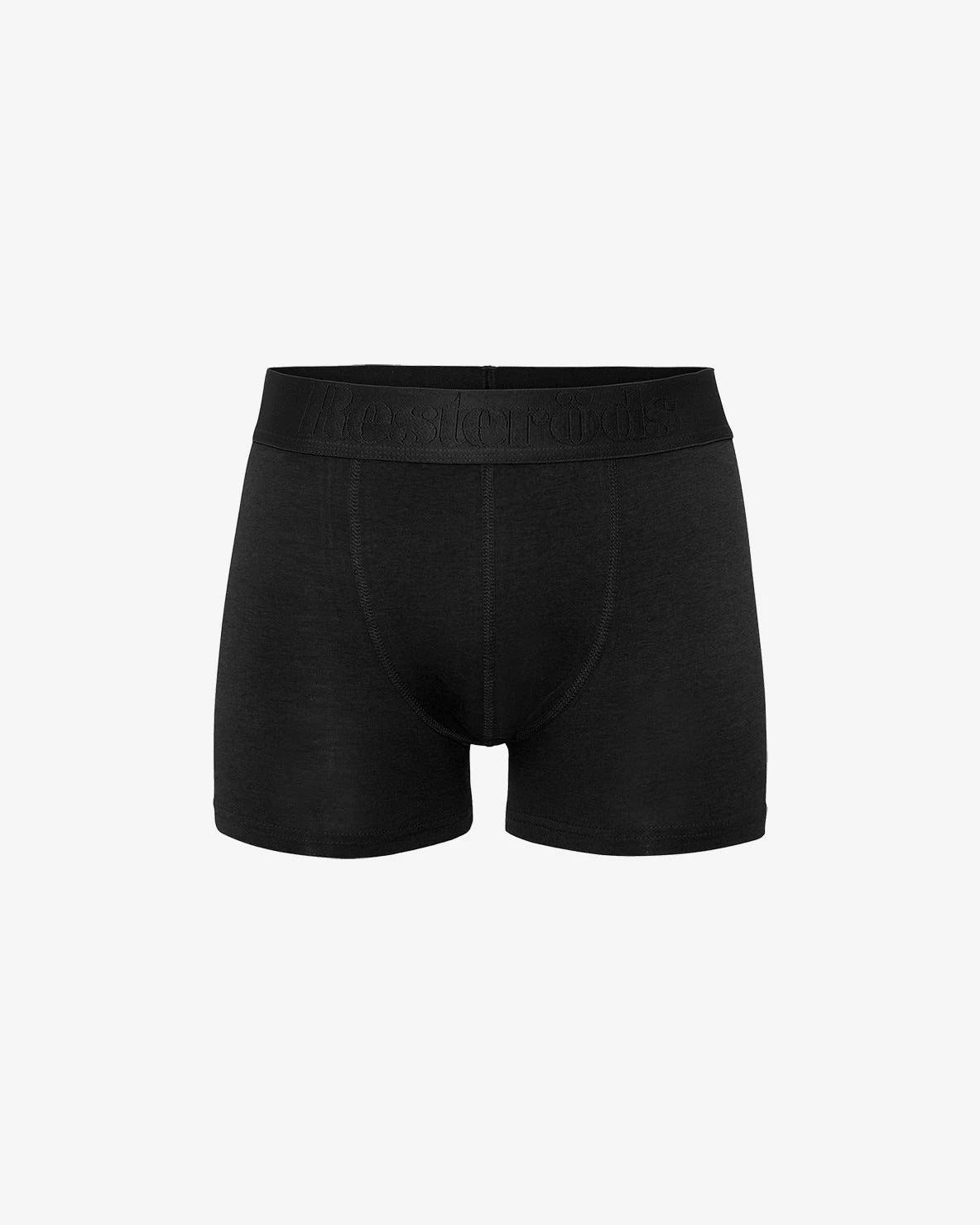 Resteröds Gunnar boxers en coton, lot de 5, noir, taille S