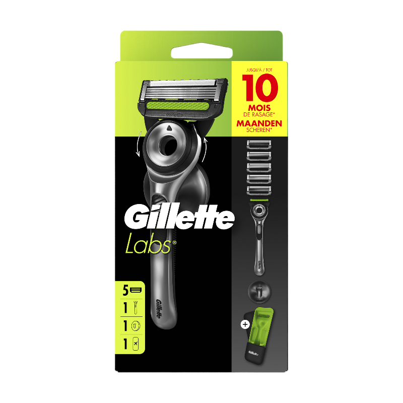 GILLETTE Labs Lames de rasoir pour tous rasoirs Labs - 4 pièces