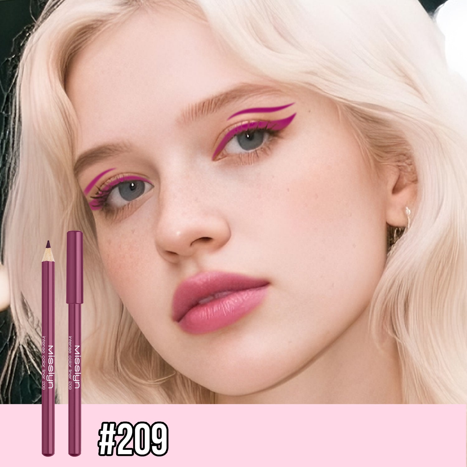 Misslyn Crayon pour les yeux Couleur intense 209 Rose ultra