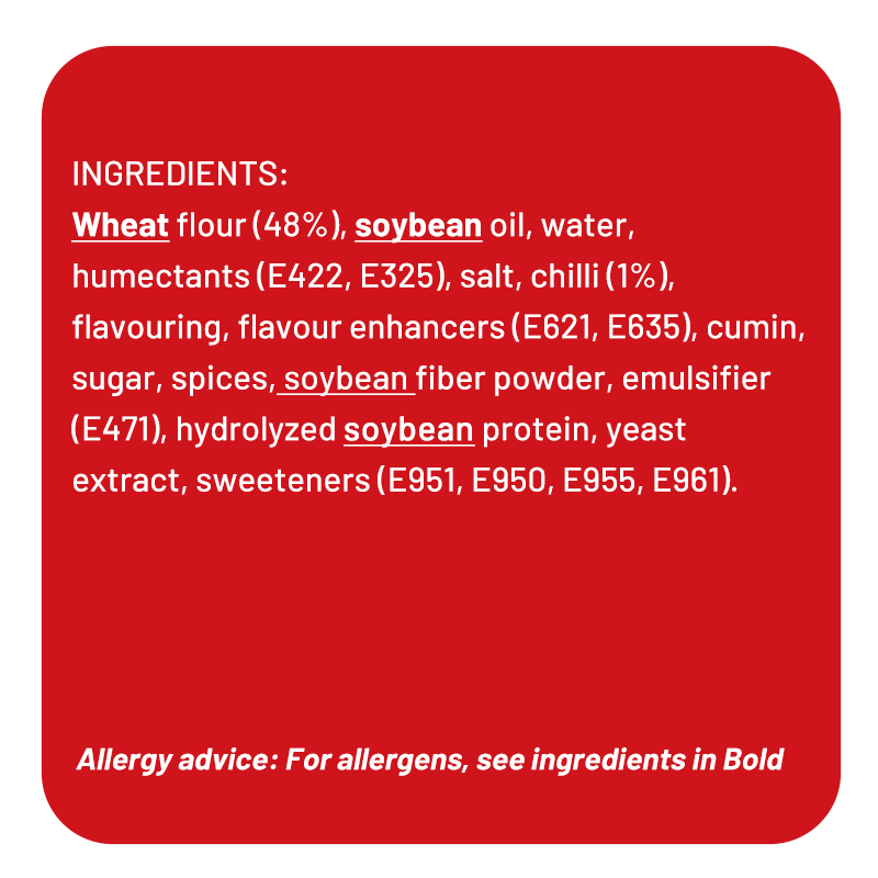 Wei Long En-cas Kiss Burn Saveurs assorties 260 g (env. 26 sachets)