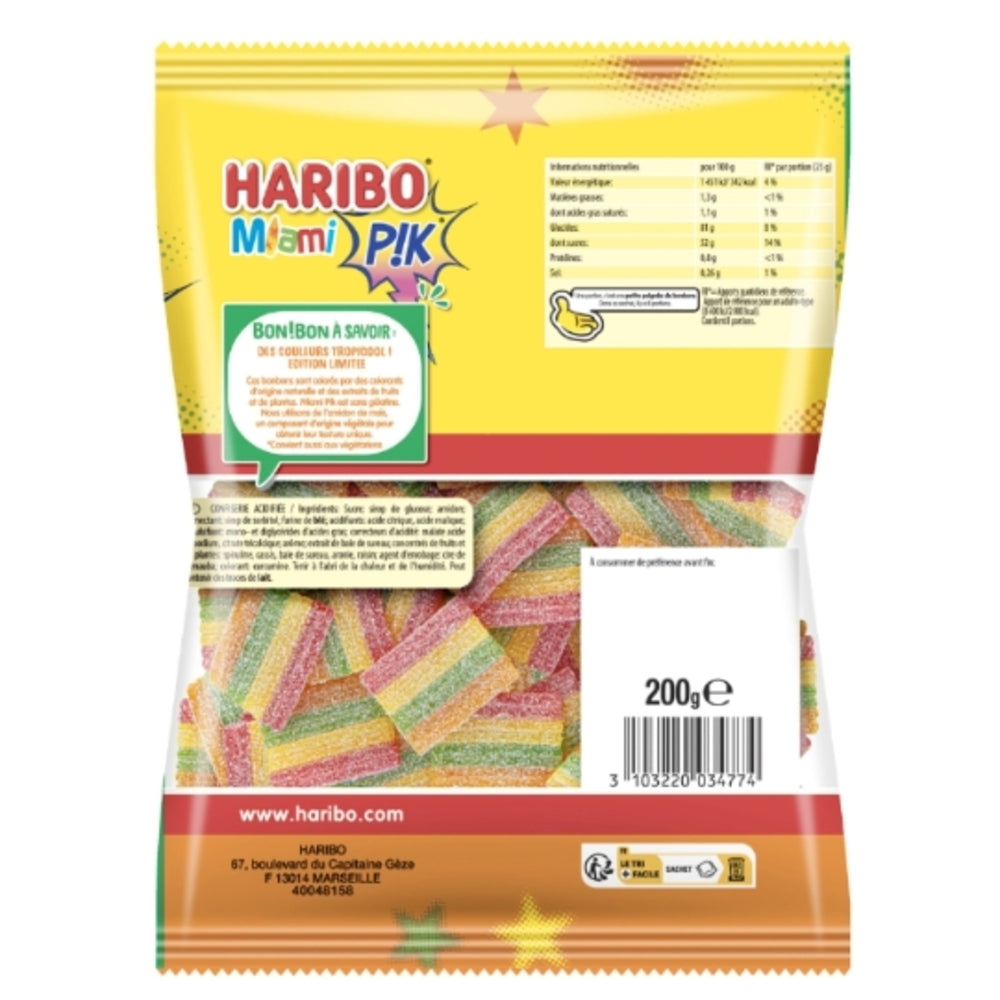 HARIBO Miami Pik - pack de 200 g