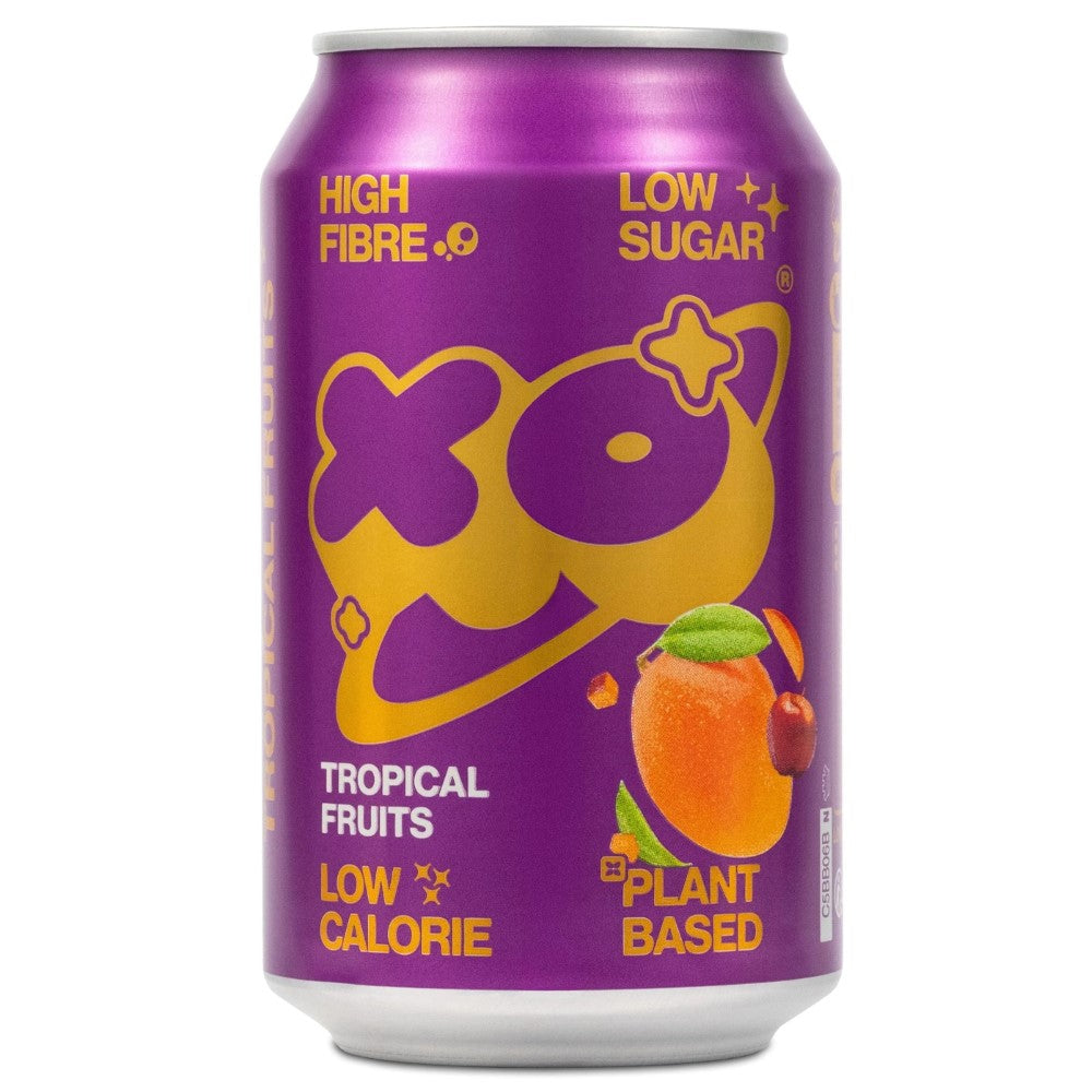 X.O. Boisson gazeuse saveur tropicale 330 ml