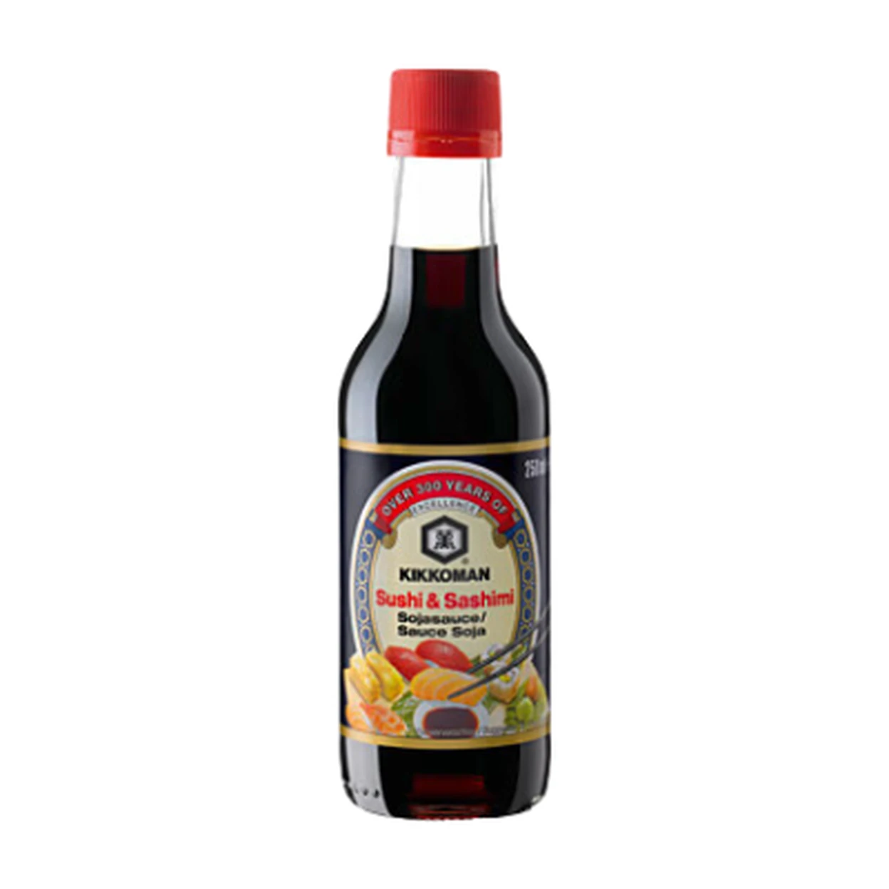 KIKKOMAN Sauce soja pour sushi et sashimi - Bouteille de 250 ml