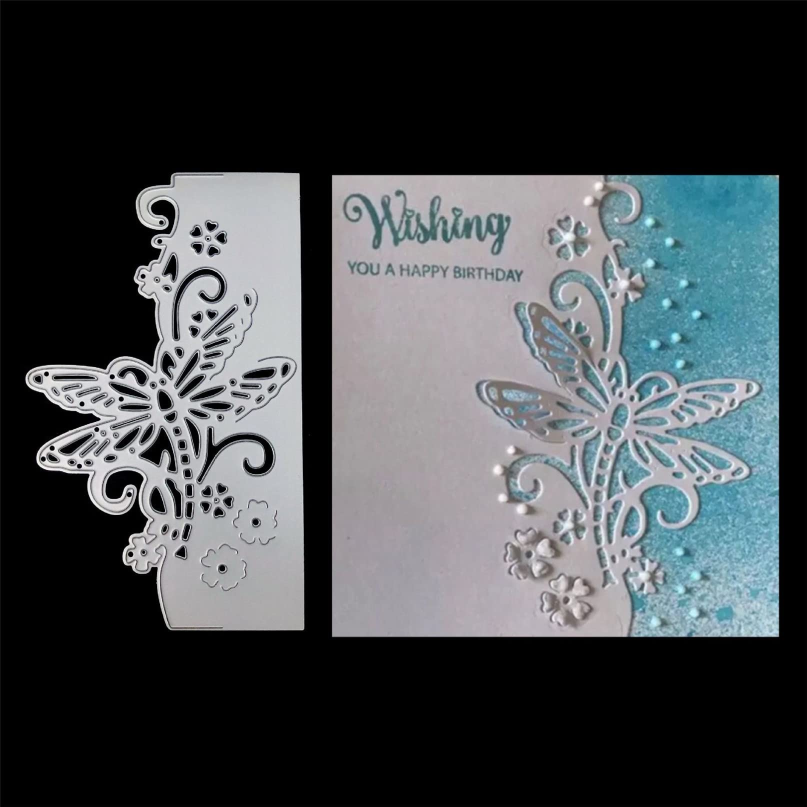 Découpes pour scrapbooking pour la création de cartes, dies de découpe en métal de Noël, gabarit de perforation pour arts du papier, tampons de gaufrage de fond, décoration d'album DIY