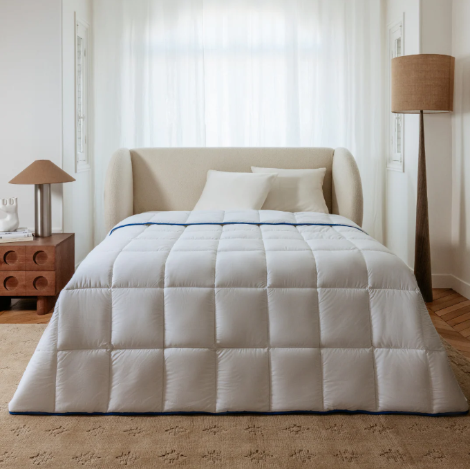 MORPHEA Couette d'été en coton et polyester - 140 x 200 x 3 cm