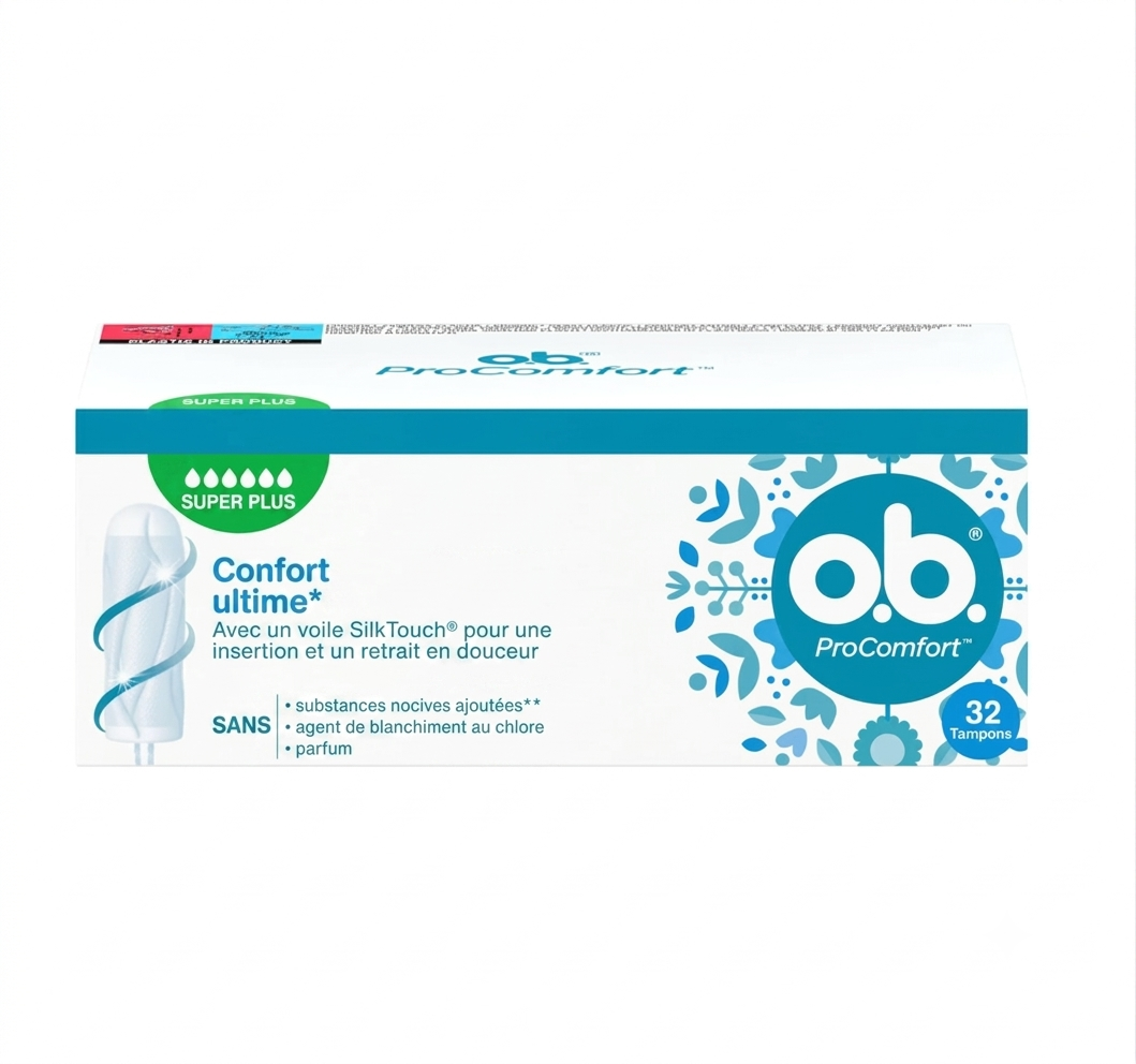 O.b. Pro Comfort Super Plus Tampons Lot de 4 de 32 Tampons, 128 Tampons