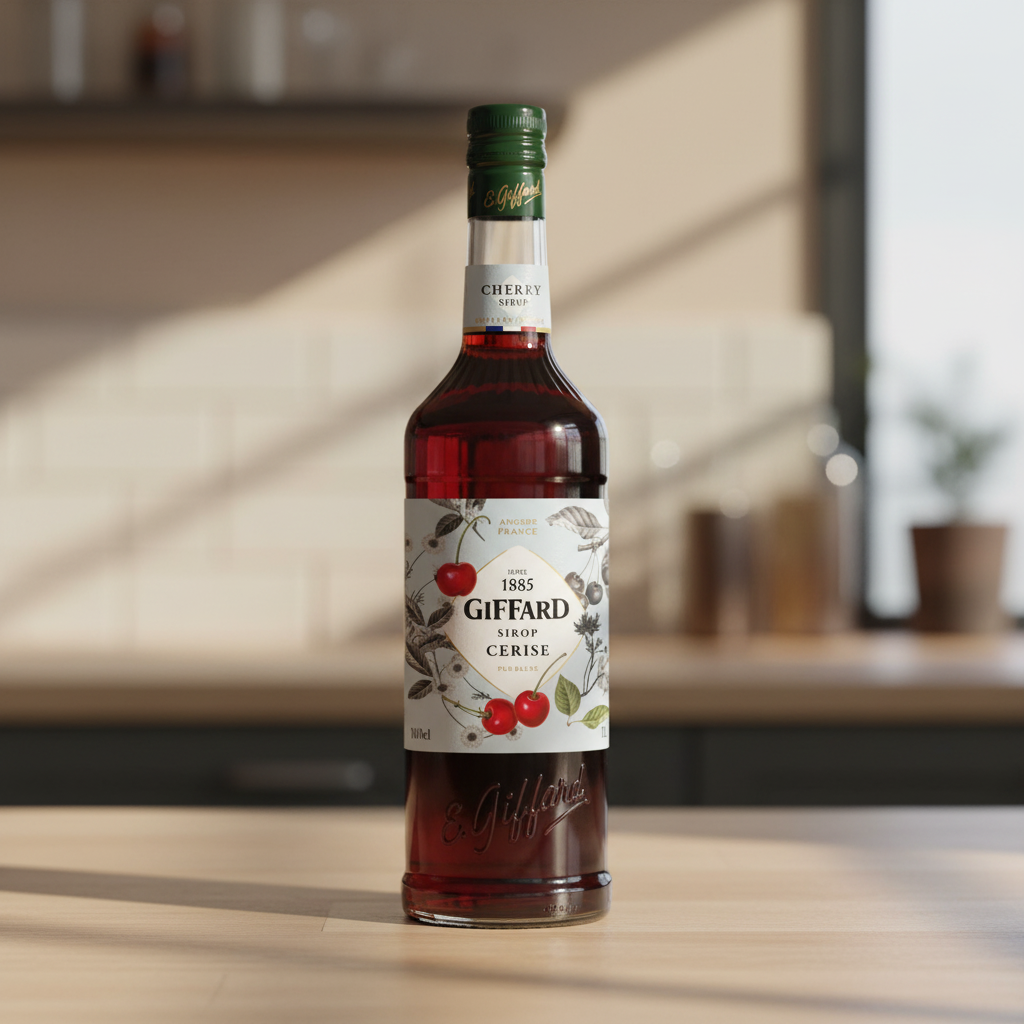 GIFFARD Sirop de cerise pur sucre - 1 L